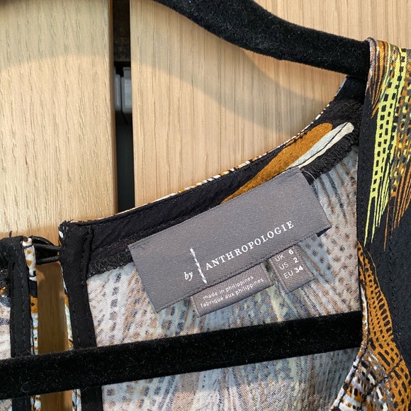 Anthropologie Jasmine Printed Palm Jumpsuit | Size 2 - Picture 6 of 8